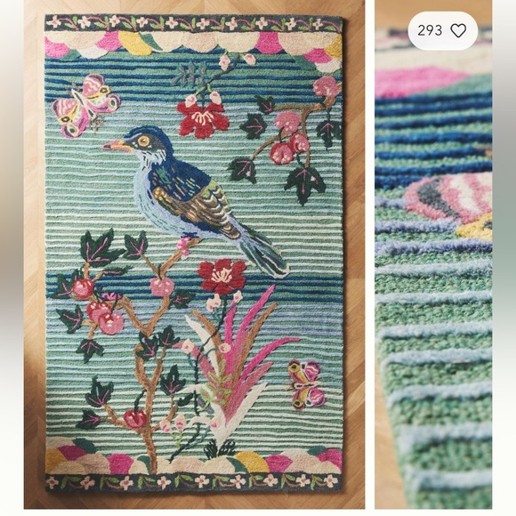 Nathalie Lete Sparrow Tufted Wool Rug * - Picture 14 of 15